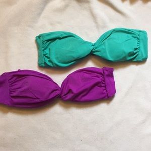 2 VS Twist Bandeau tops